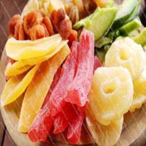 فروش انواع میوه خشک استوایی وارداتی مکعبی و اسلایس اعلا
